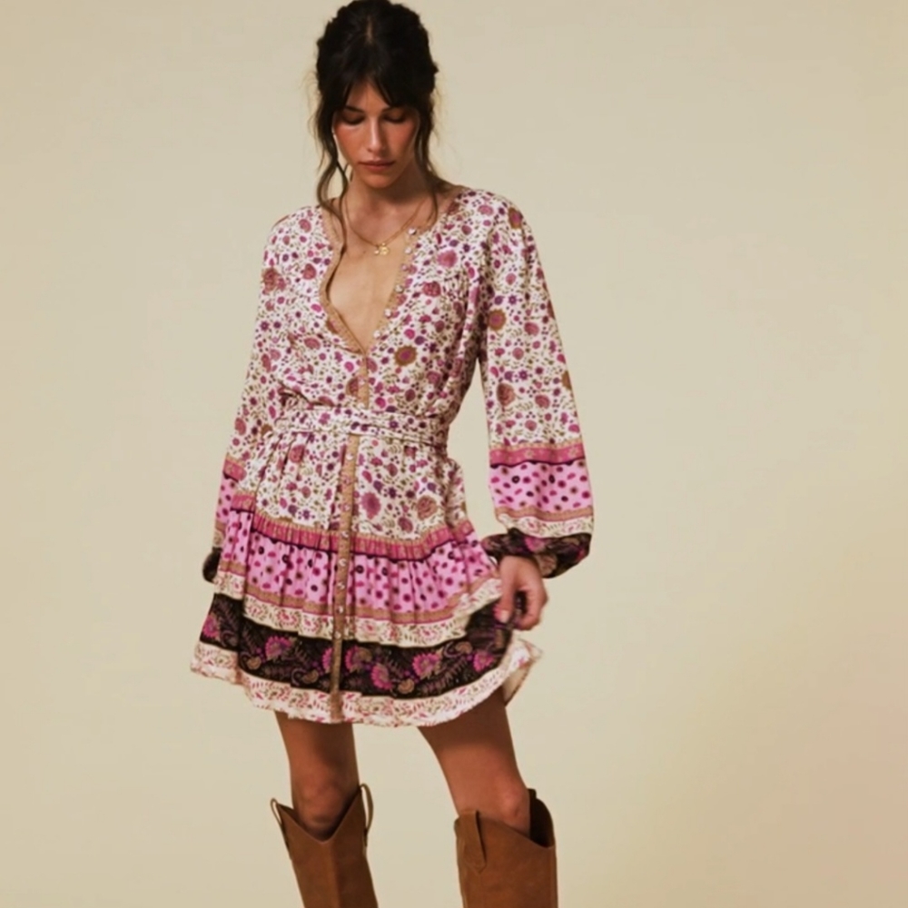 SPELL Lady Untamed Tunic Mini Dress